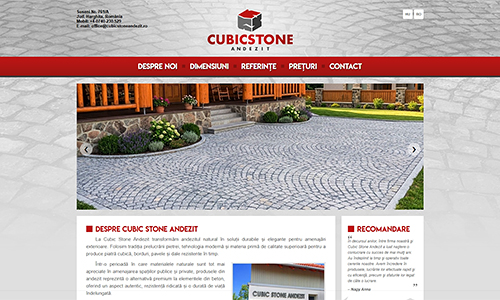 Cubicstone Andezit weboldal
