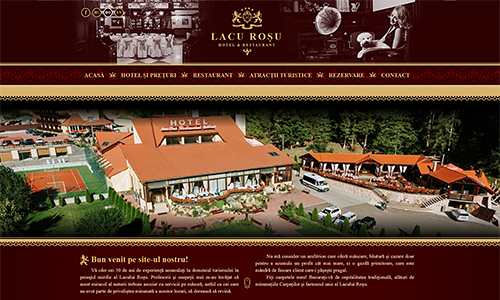 Hotel & Restaurant Lacu Roșu weboldal