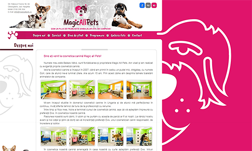 Magic All Pets weboldal